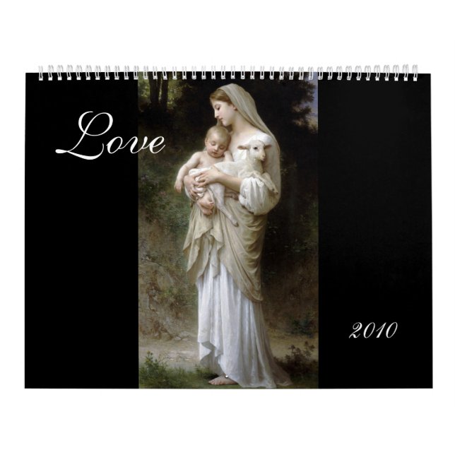 Love, Bouguereau Calendrier de DO-IT-YOURSELF anné (Protection)
