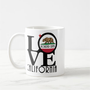LOVE Boulder Creek California 11oz Coffee Mug