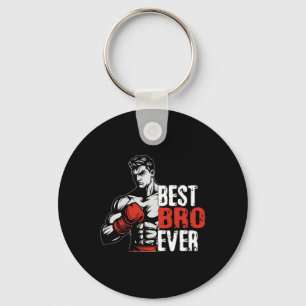 Love Boxing Bro Shirt Boxing Lovers For Boxer Brot Keychain