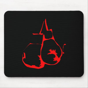 Love Boxing Men Shirt Boxing Lovers For Women Mouse Pad