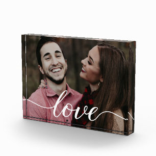 Love Boyfriend Girlfriend Personalized Photo Block
