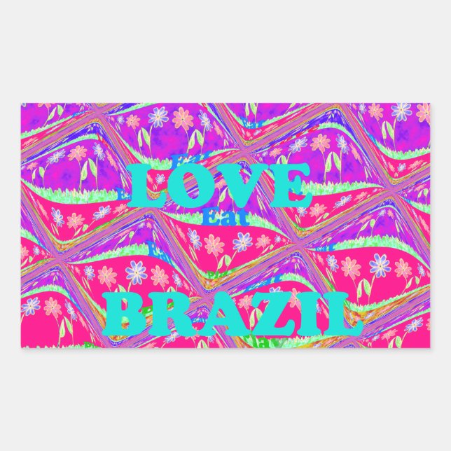 Love  Brazil.png Sticker (Front)