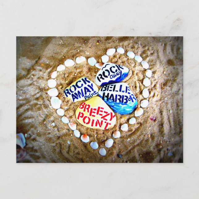 LOVE Breezy. Rockaways Postcard (Front)