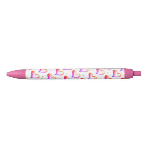 Love Bright Hearts Black Ink Pen