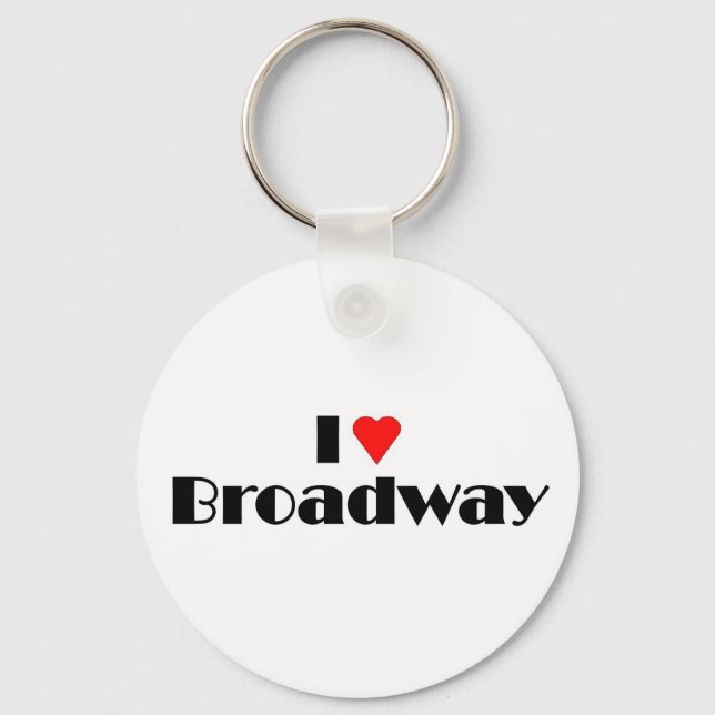 Love Broadway Keychain (Front)