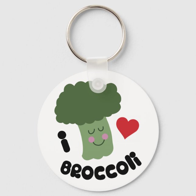 Love Broccoli Keychain (Front)