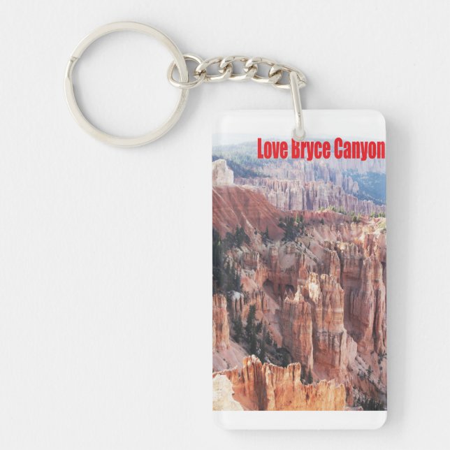 Love Bryce Canyon Keychain (Front)