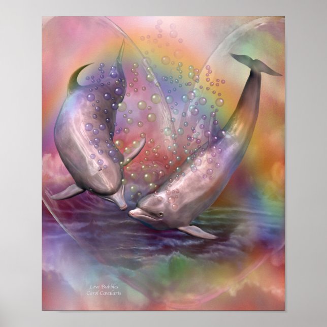 Love Bubbles Art Poster/Print Poster (Front)