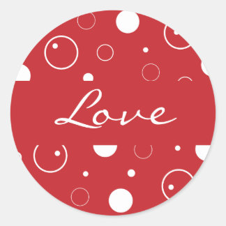 Love Bubbles Envelope Sticker Seal
