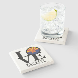 LOVE Buckeye Arizona  Stone Coaster