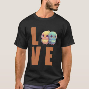 Love Budgie Mom Budgerigar Parakeet Bird 1 T-Shirt