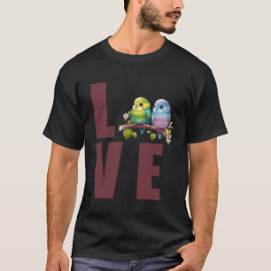 Love Budgie Mom Budgerigar Parakeet Bird Pullover