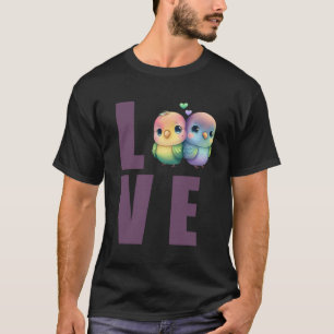 Love Budgie Mom Budgerigar Parakeet Bird T-Shirt