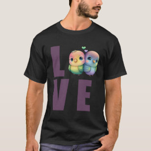 Love Budgie Mom Budgerigar Parakeet Bird T-Shirt