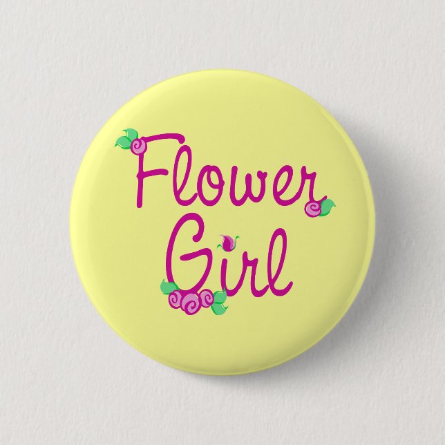 Love Buds/ Wedding 2 Inch Round Button (Front)