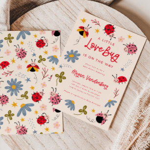 Love Bug Baby Shower Invitation   Insect Invite