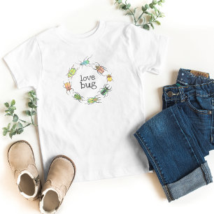 Love Bug Beetles Girls Toddler T-shirt