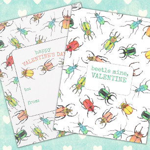 Love Bug Kids Classroom Valentine's Day Holiday Card
