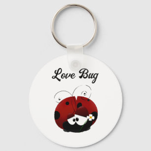 Love Bug Ladybug Cute Cartoon Valentine S Day T Sh Keychain