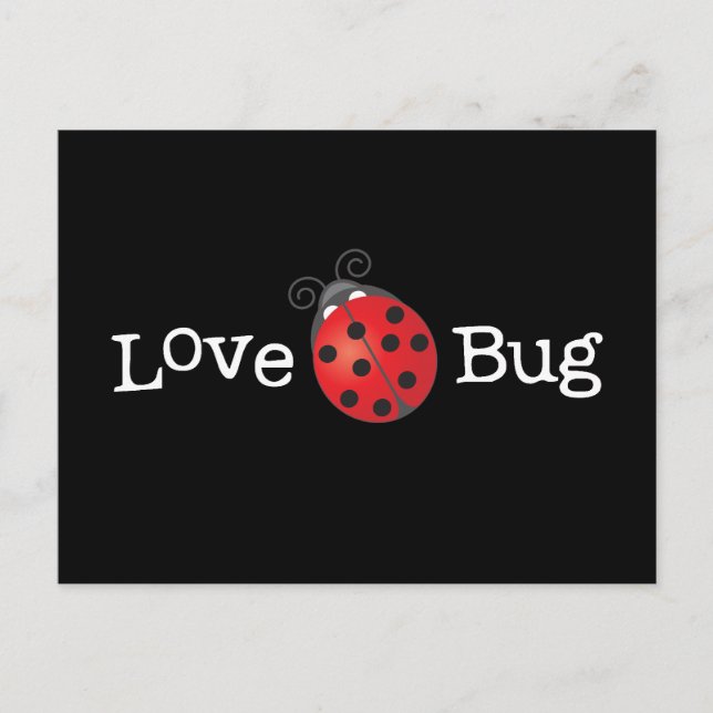 Love Bug - Ladybug Postcard (Front)