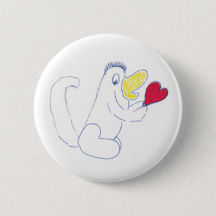 Love Bug Round Badge 2 Inch Round Button