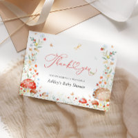 Love Bug Wildflower Baby Shower Thank You