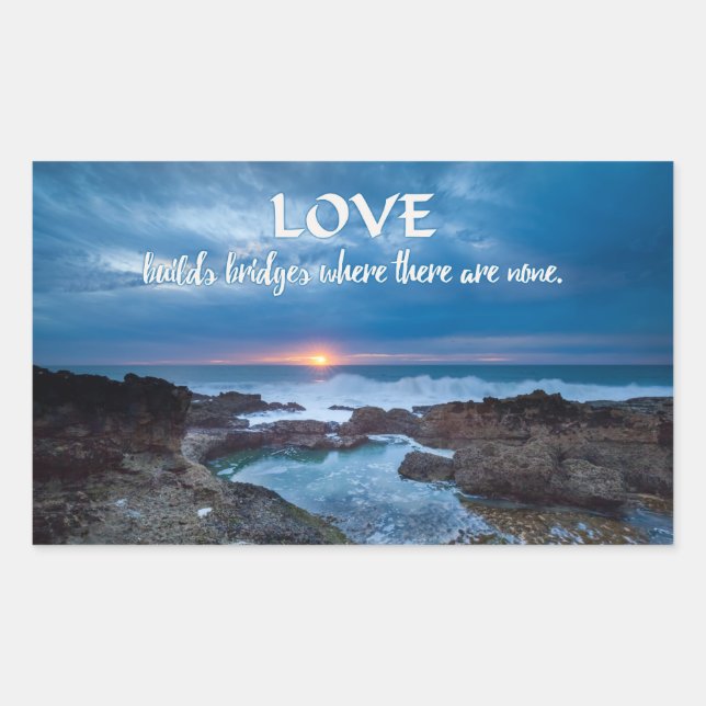 Love Builds Bridges autocollants (Devant)