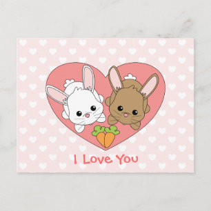 Love Bunnies Postcard