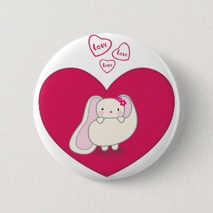 Love Bunny Button