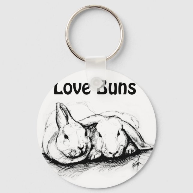 Love Buns Keychain (Front)