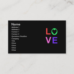 Love Business Card