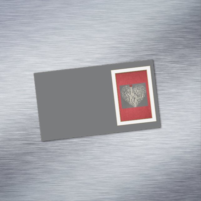  Love Business Card Magnet (In Situ)