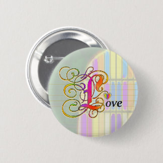 Love Button with Stained Glass Window