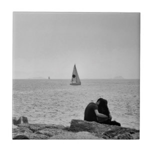 Love by sea tile