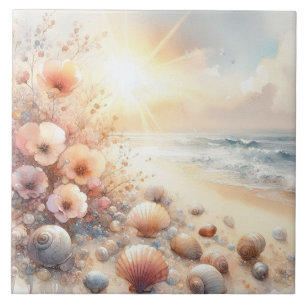 Love by the sea tile