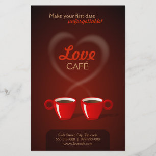 Love Cafe flyer