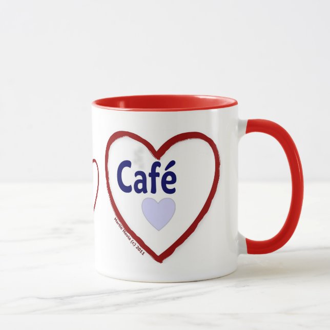 Love Café - Ringer Mug (Right)