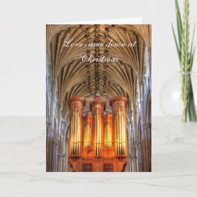 Love came down at Christmas Holiday Card (Front)