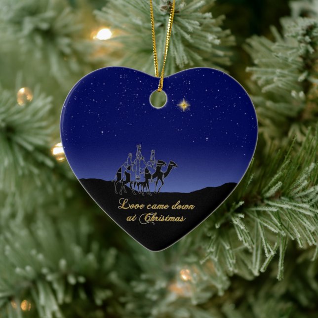 Love came down at Christmas Ornament (Tree)