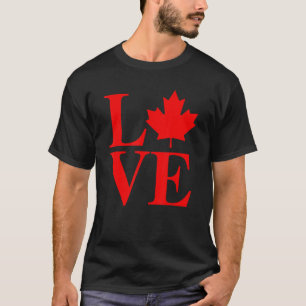 Love Canada Maple Leaf 2022 Vintage Canada Day T-Shirt