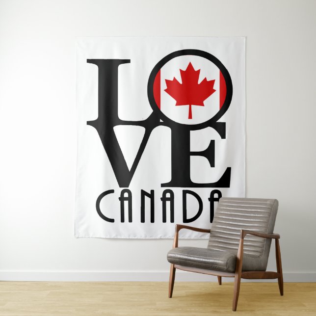LOVE Canada Tapestry (In Situ)