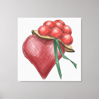 love canvas print