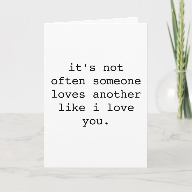 love card (Front)
