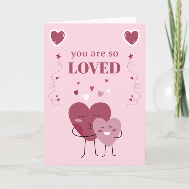 Love Card – Romantic Heart Design (Front)