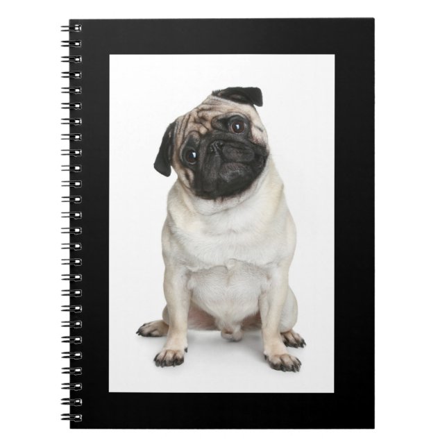 Love Carlin Puppy Dog White Notebook / Journal (Devant)