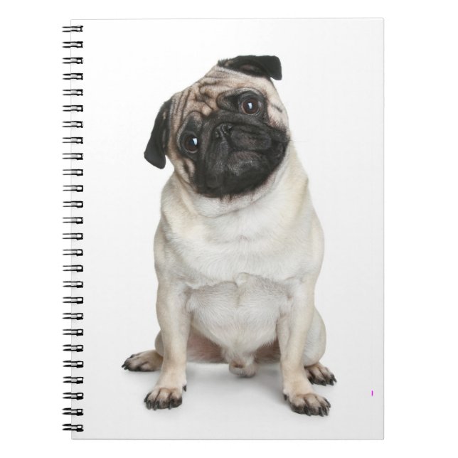 Love Carlin Puppy Dog White Notebook / Journal (Devant)