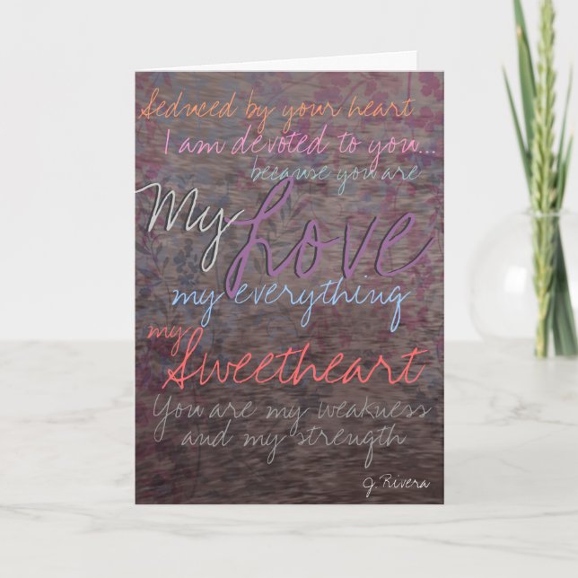 Love ~ Carte Saint Valentin (Devant)