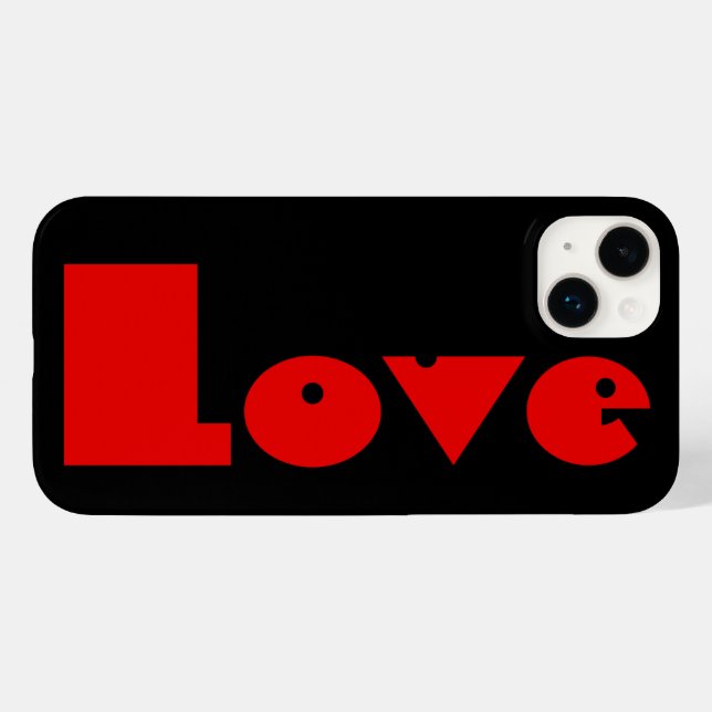LOVE Case-Mate iPhone CASE (Back (Horizontal))