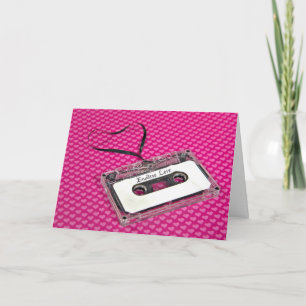 Love Cassette Tape Card