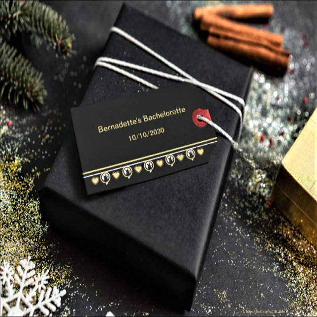 Love Cat Gift/Favour Tag - Adiela Akoo (Favor/Gift Tags. (NB: The red reinforcing sticker was added by user & is not included with product))